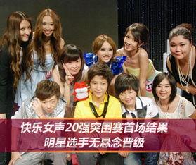 2009快乐女声花絮,青春追梦的酸甜苦辣